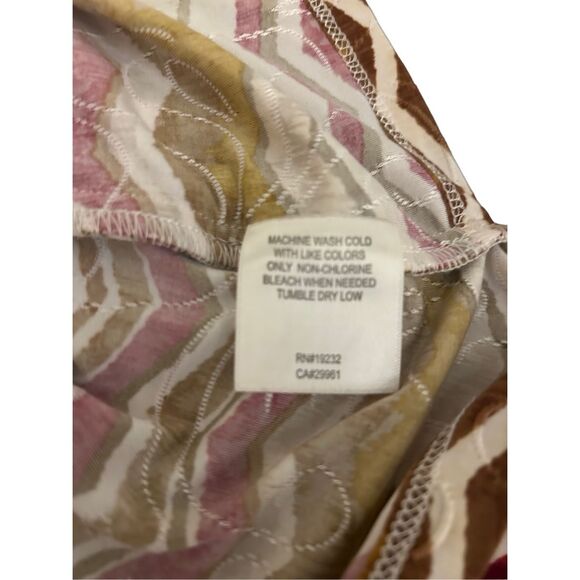 Alfred Dunner Woman Geometric Print Round Neck Tunic 2 Necklaces Size 2x - Picture 6 of 9